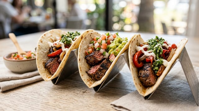 Steak Tacos.